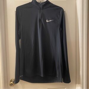 Nike Black Long Sleeve Quarter-Zip Shirt